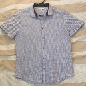 NWOT Calvin Klein short sleeve button up shirt